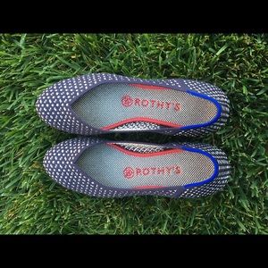 Retired Rothys Maritime Honeycomb flats
